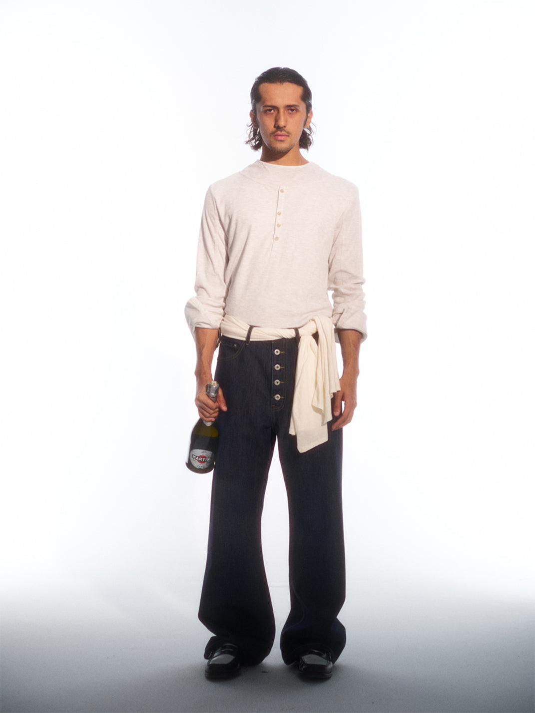 TREclub | Layered Button Front Long Sleeve Shirt - PSYLOS 1, TREclub | Layered Button Front Long Sleeve Shirt, Shirt, TREclub•JAPAN, PSYLOS 1